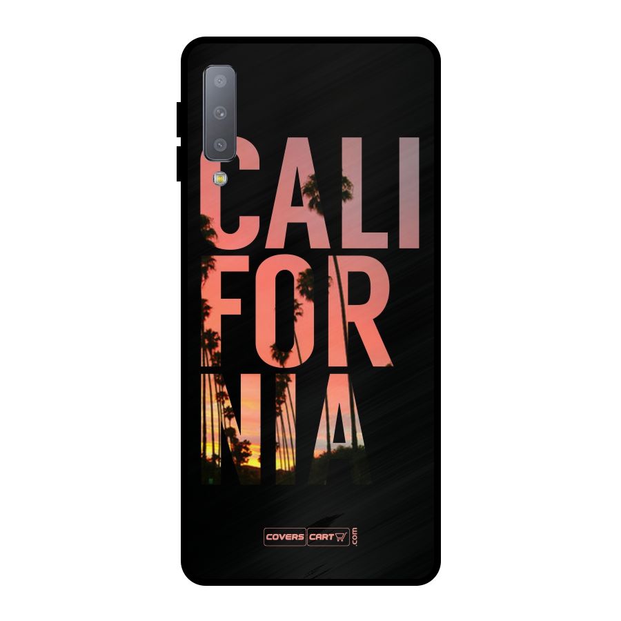 California Metal Back Case for Galaxy A7 (2018)