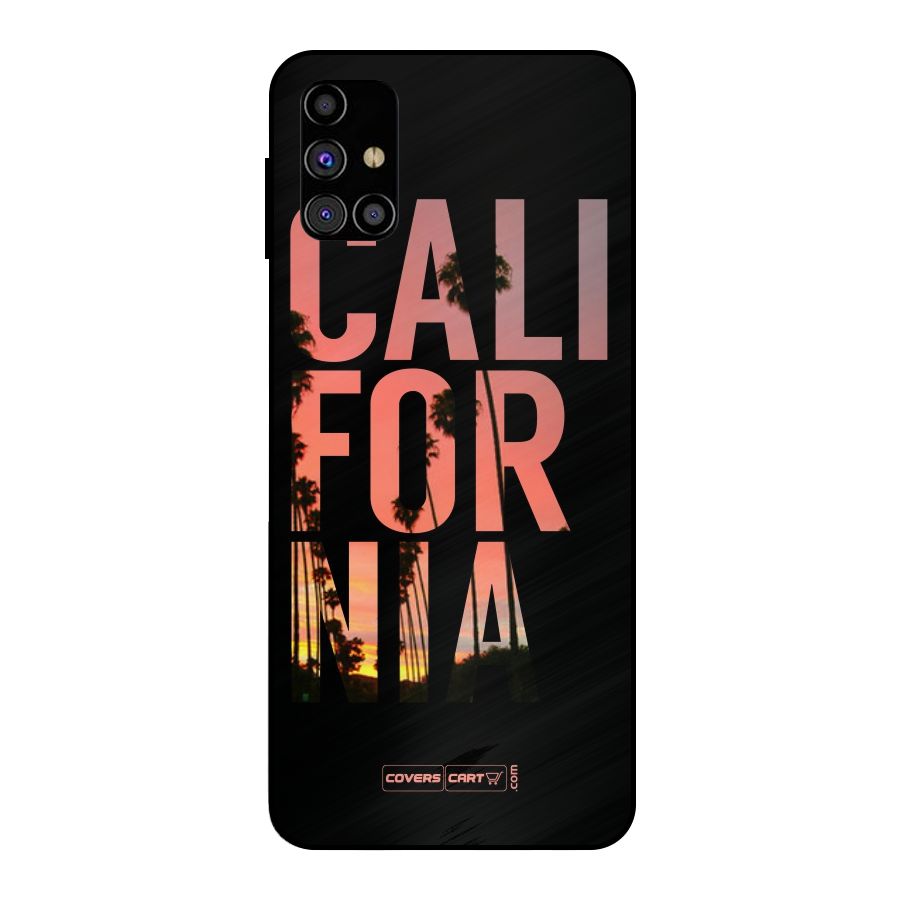 California Metal Back Case for Galaxy M31s
