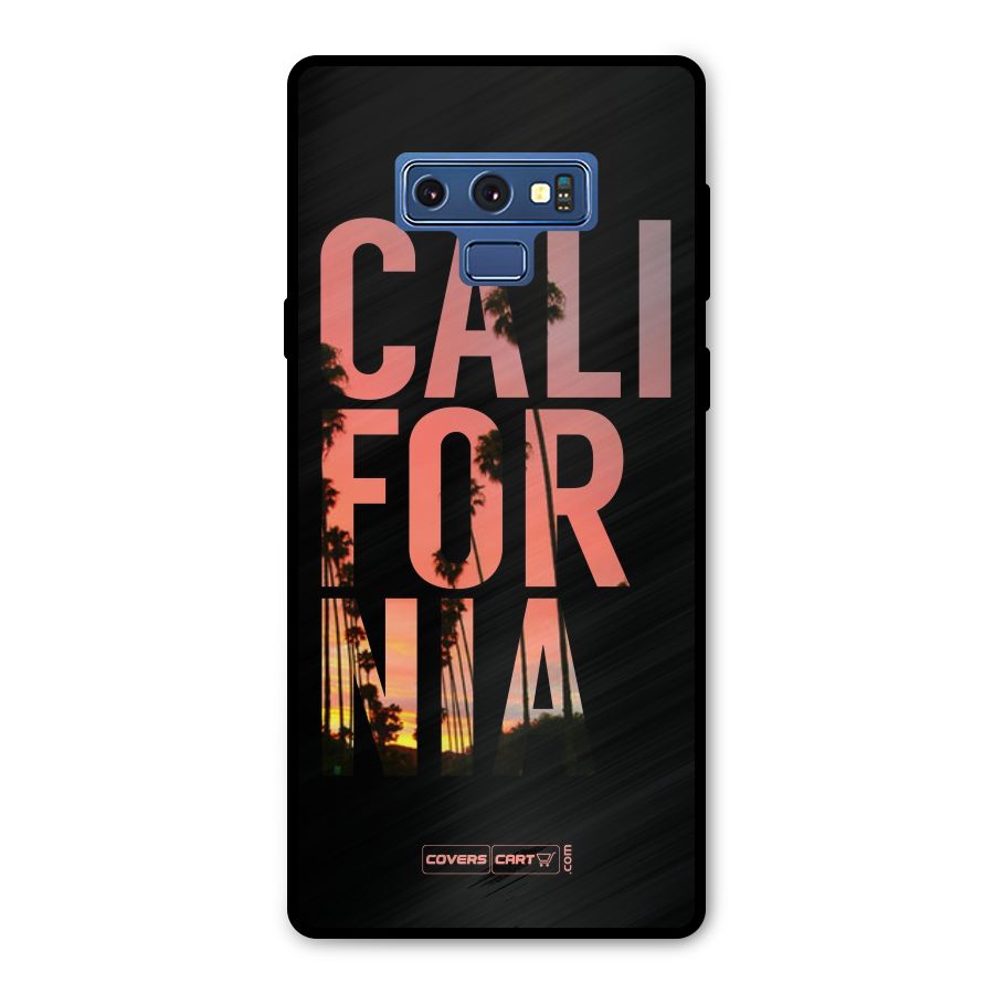 California Metal Back Case for Galaxy Note 9