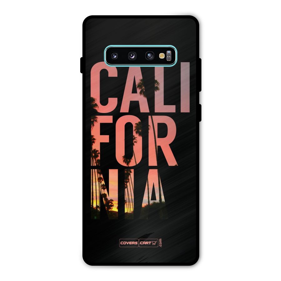 California Metal Back Case for Galaxy S10 Plus
