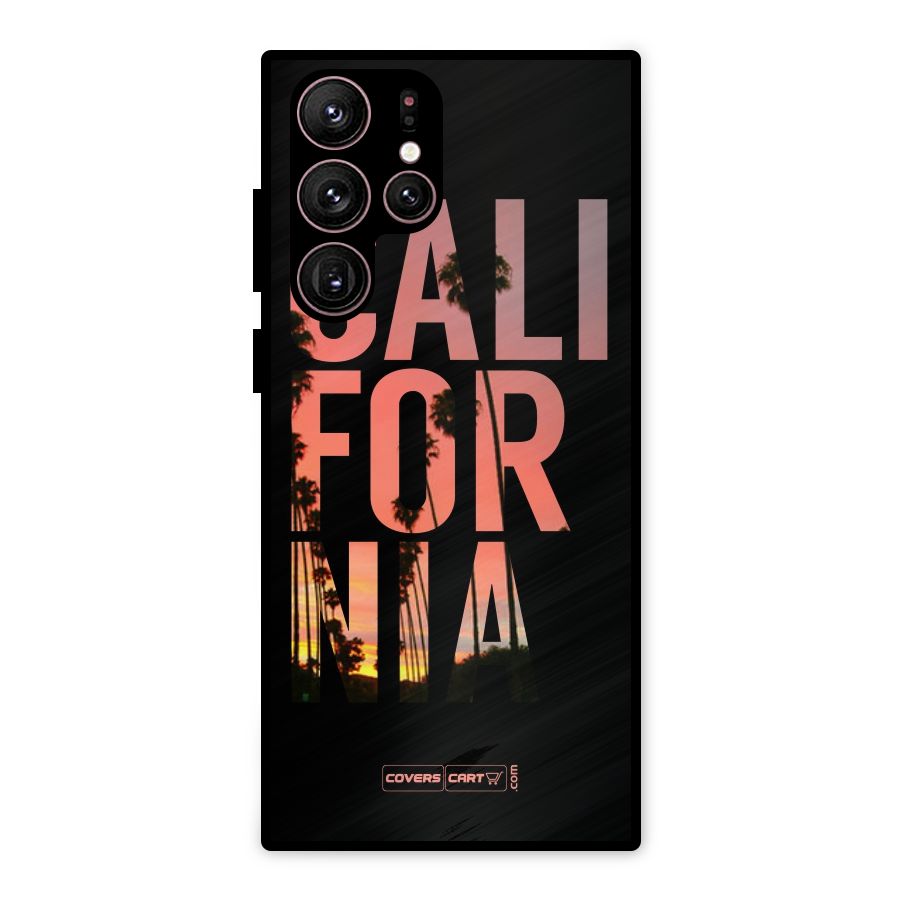 California Metal Back Case for Galaxy S22 Ultra 5G