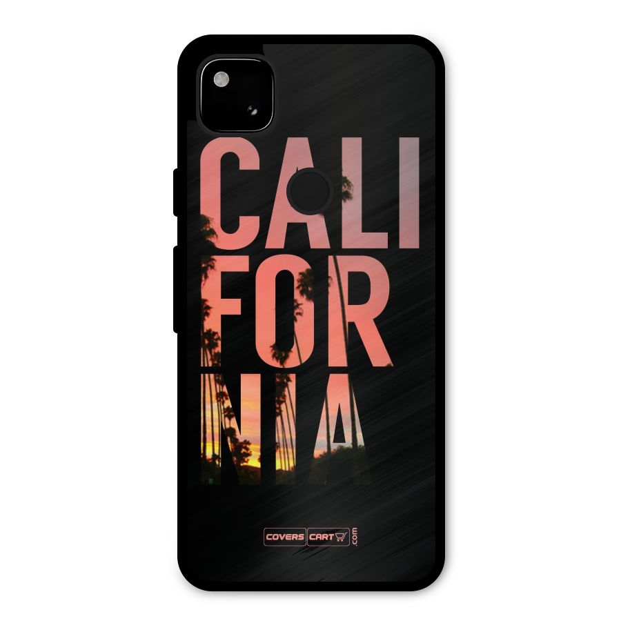 California Metal Back Case for Google Pixel 4a