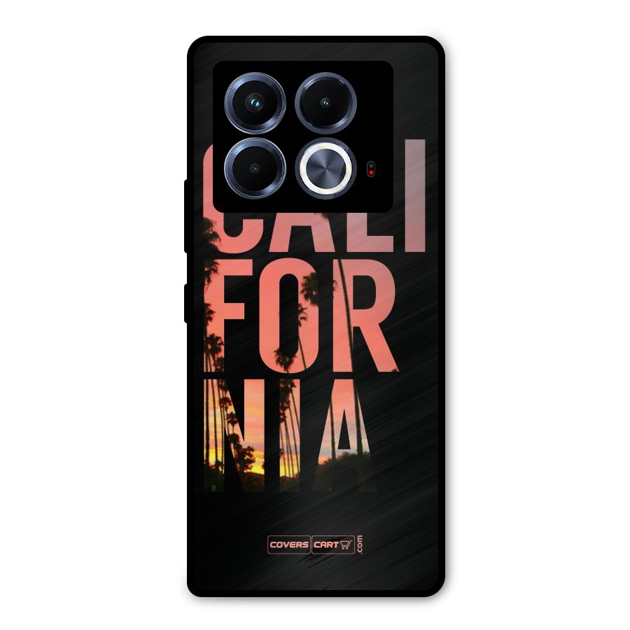 California Metal Back Case for Infinix Note 40 5G