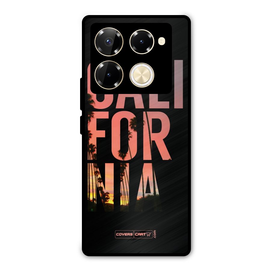 California Metal Back Case for Infinix Note 40 Pro Plus