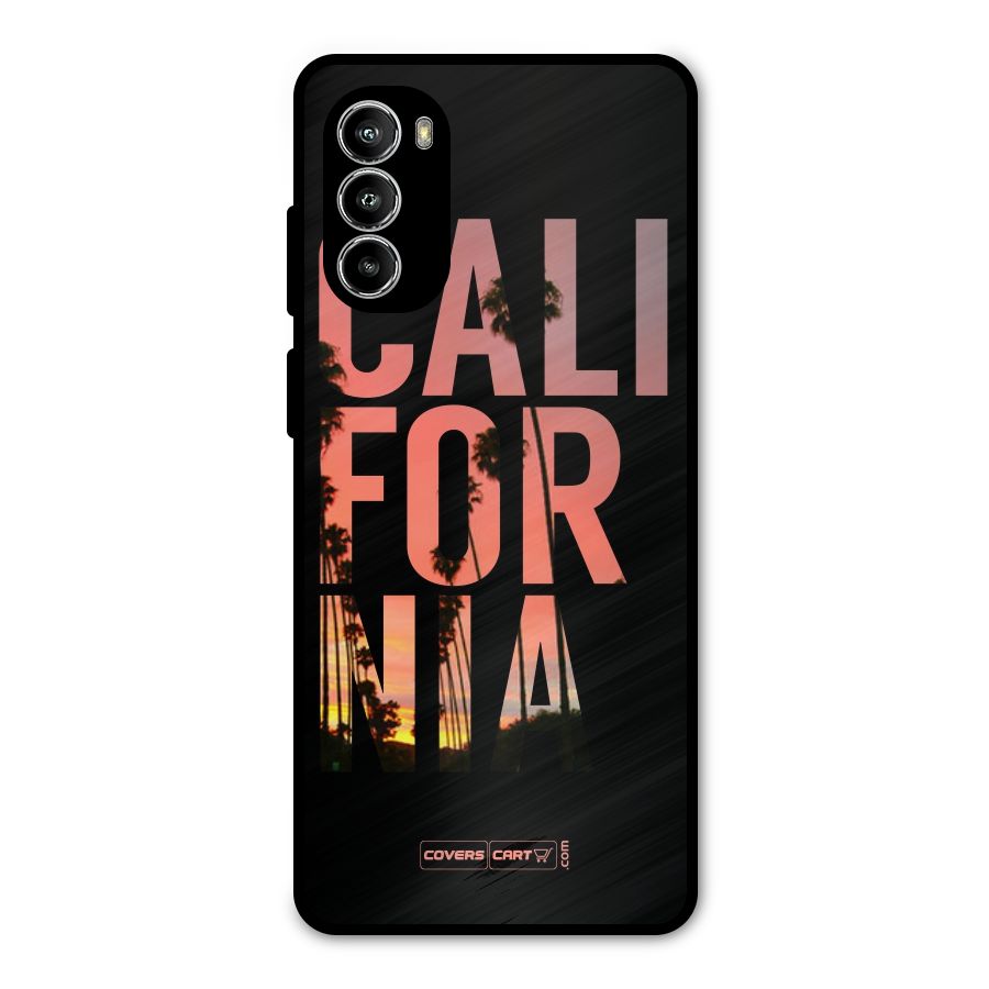 California Metal Back Case for Moto G52