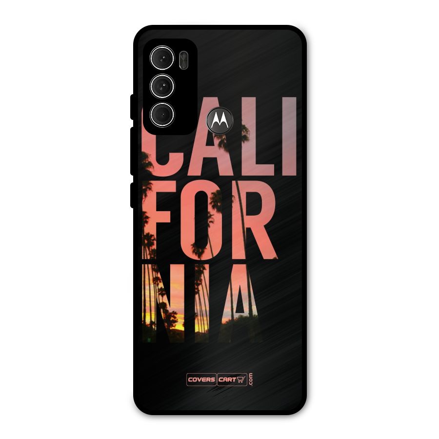 California Metal Back Case for Moto G60