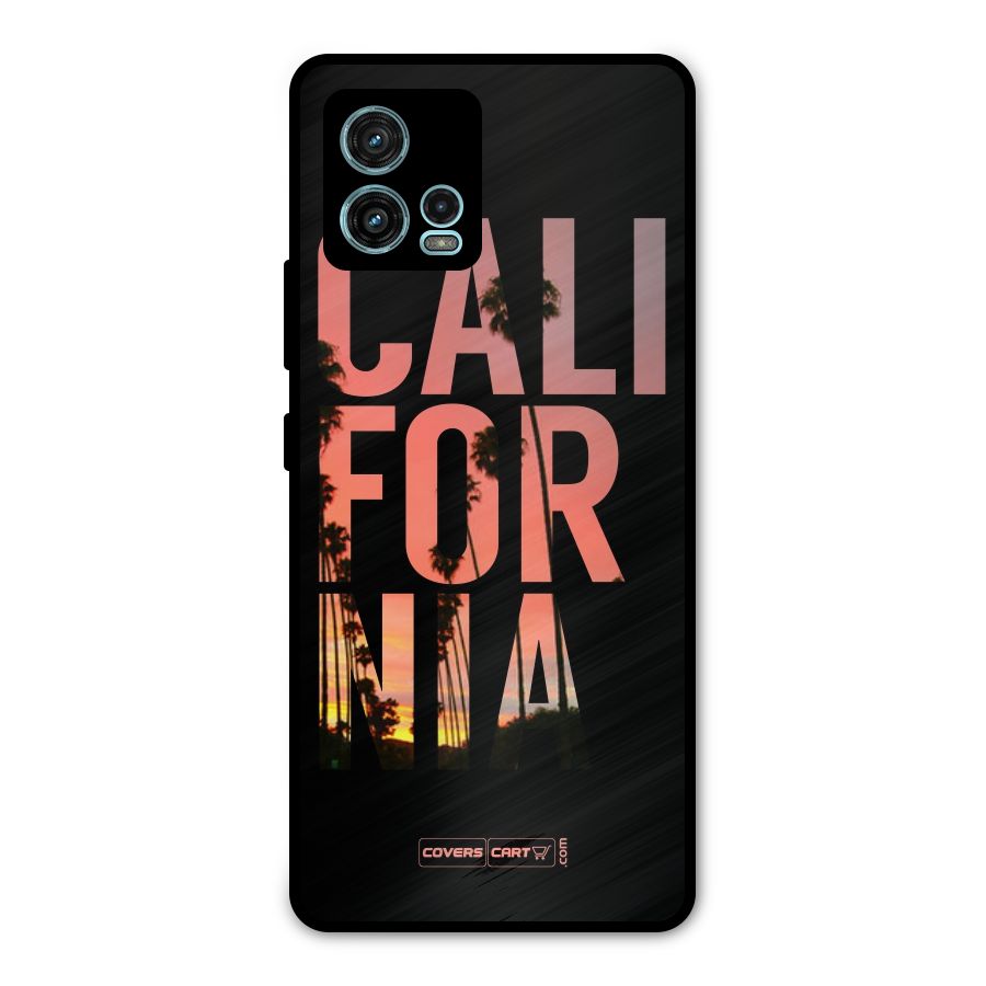 California Metal Back Case for Moto G72