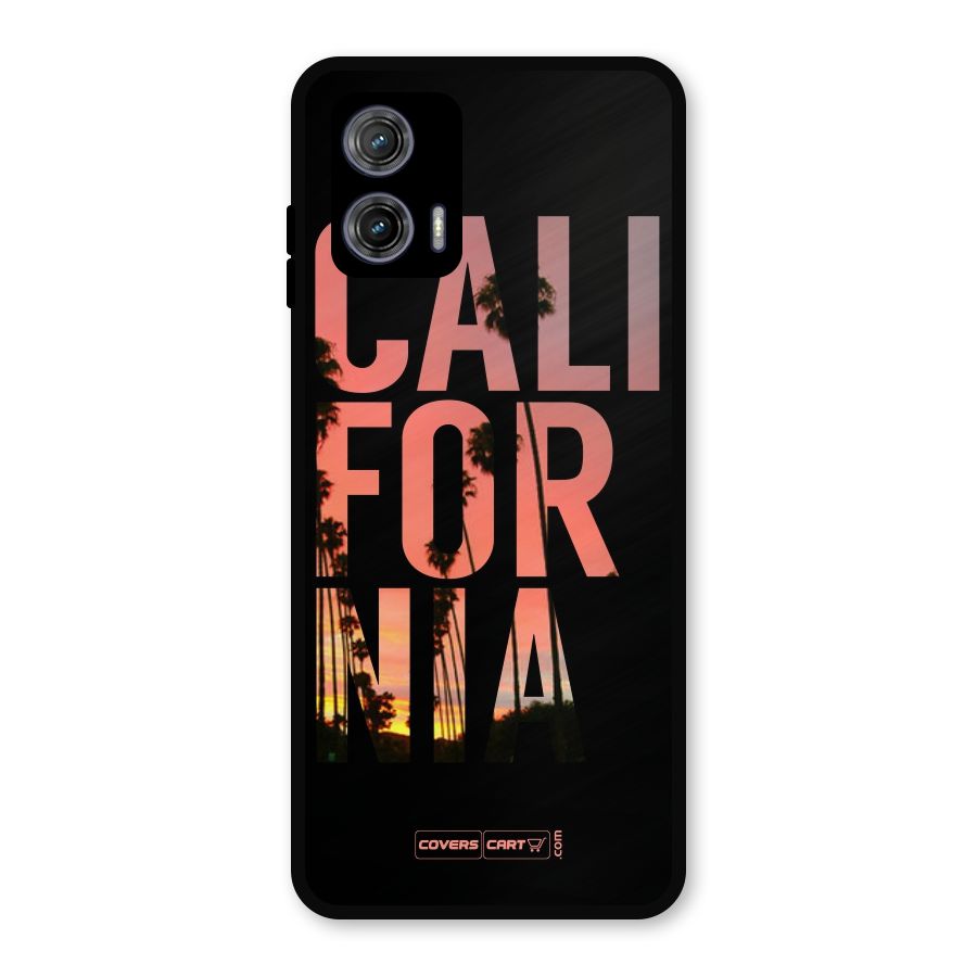 California Metal Back Case for Moto G73