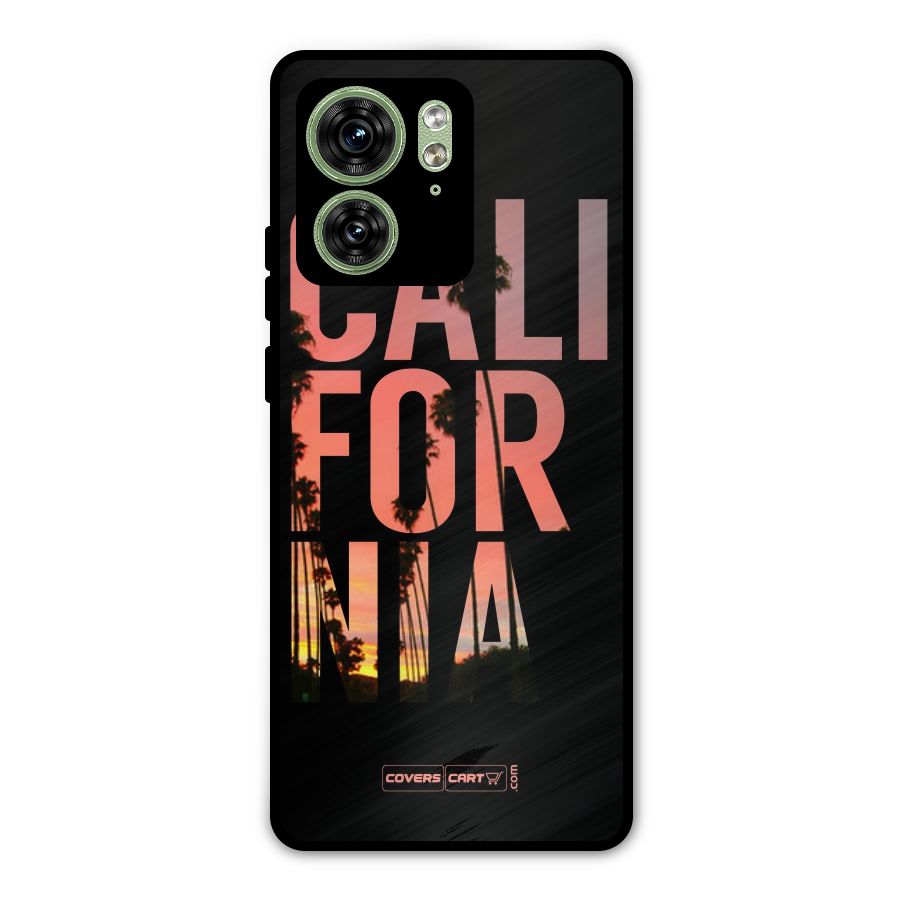 California Metal Back Case for Motorola Edge 40 5G