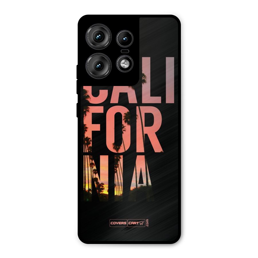 California Metal Back Case for Motorola Edge 50 Pro