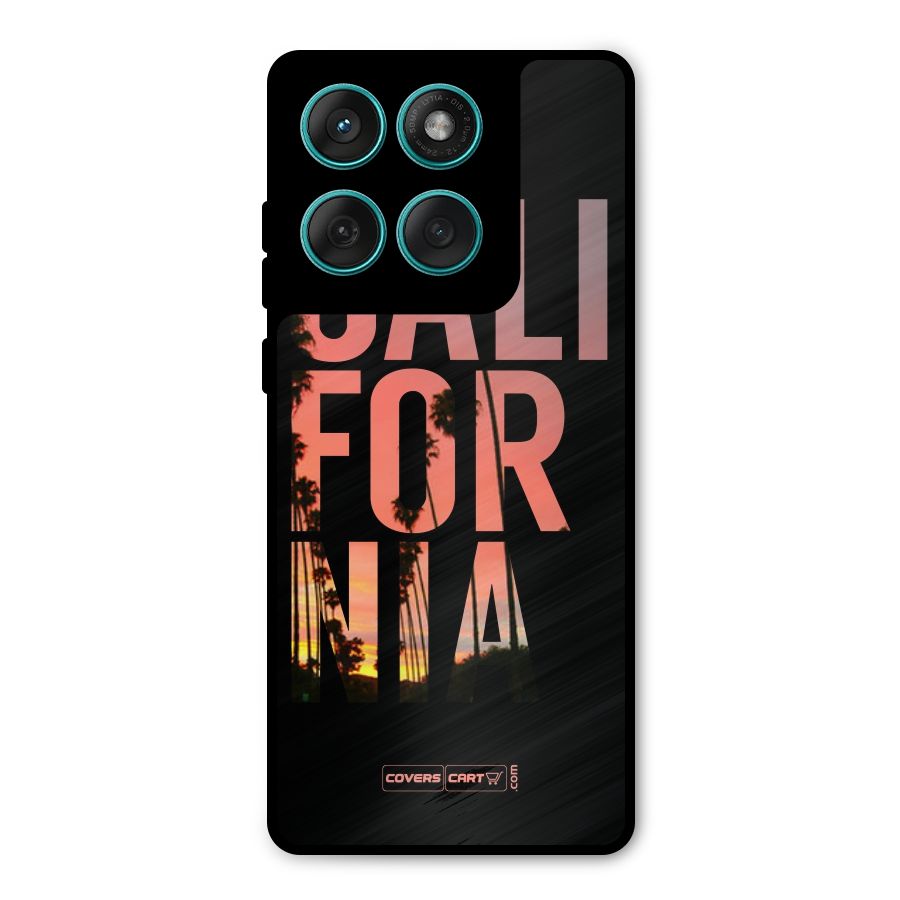 California Metal Back Case for Motorola Edge 60