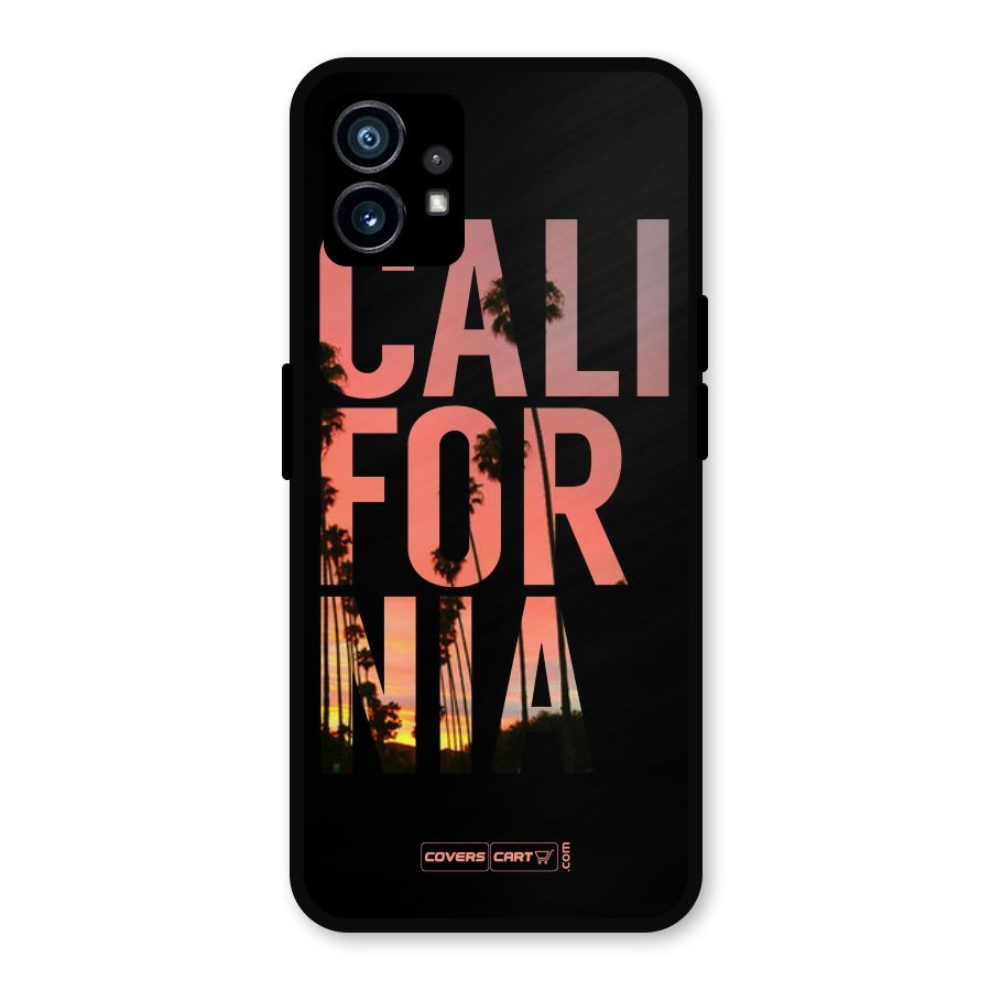 California Metal Back Case for Nothing Phone 1