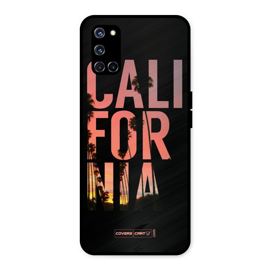 California Metal Back Case for Oppo A52