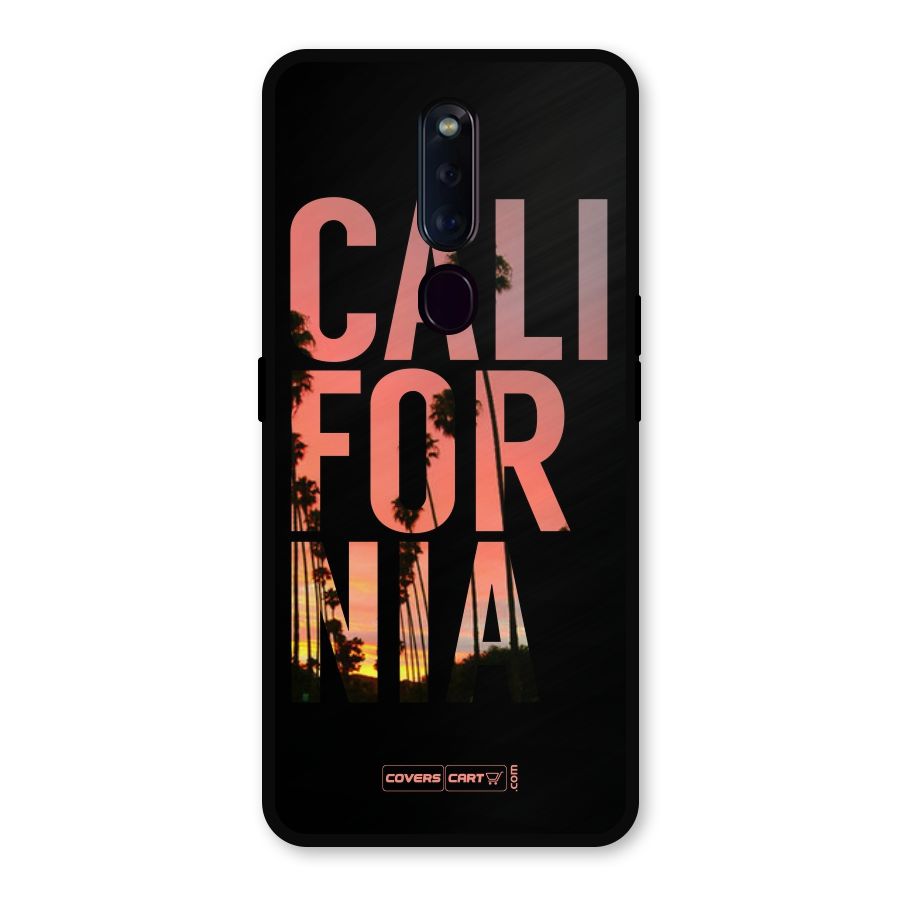California Metal Back Case for Oppo F11 Pro