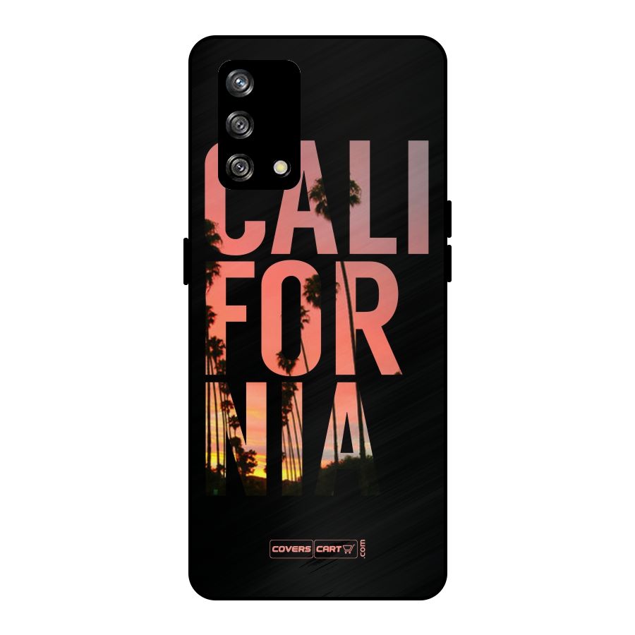 California Metal Back Case for Oppo F19