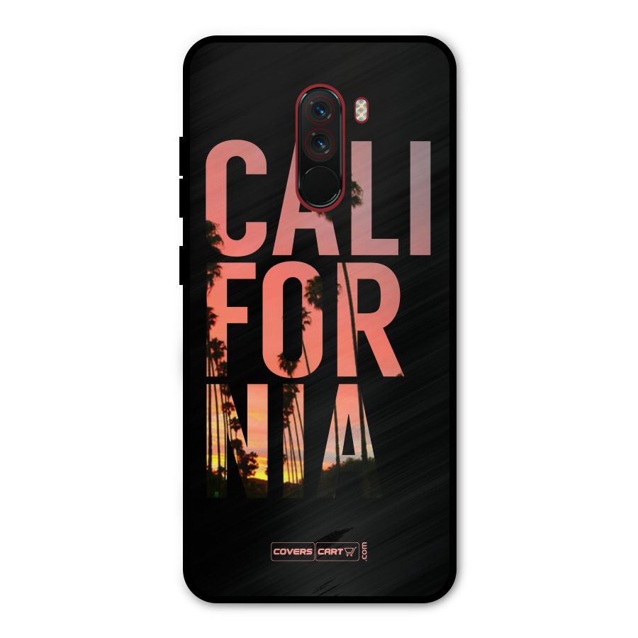 California Metal Back Case for Poco F1