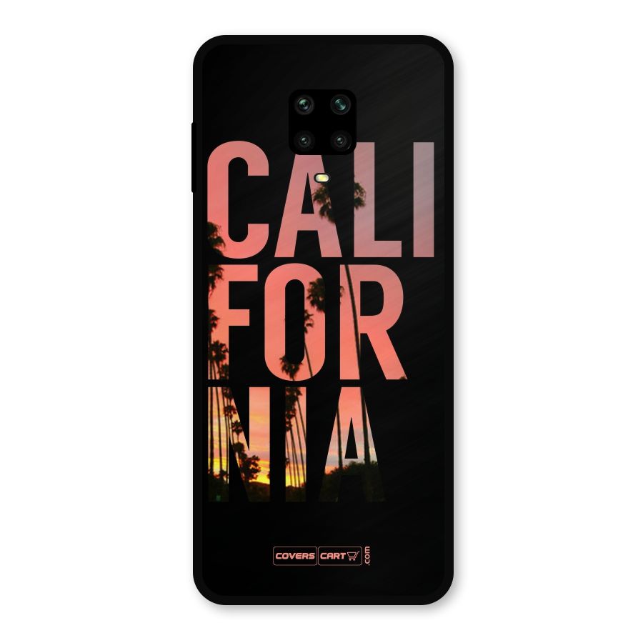 California Metal Back Case for Poco M2 Pro