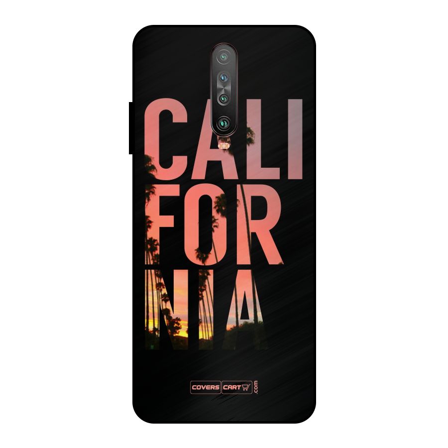 California Metal Back Case for Poco X2