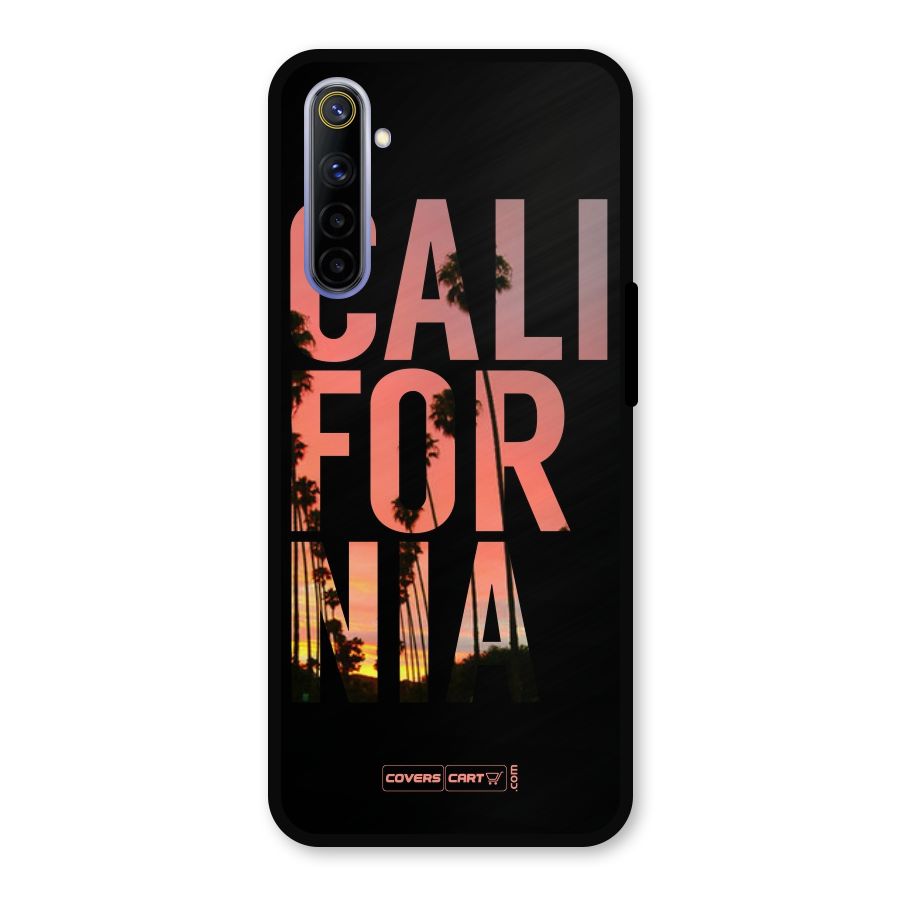 California Metal Back Case for Realme 6i