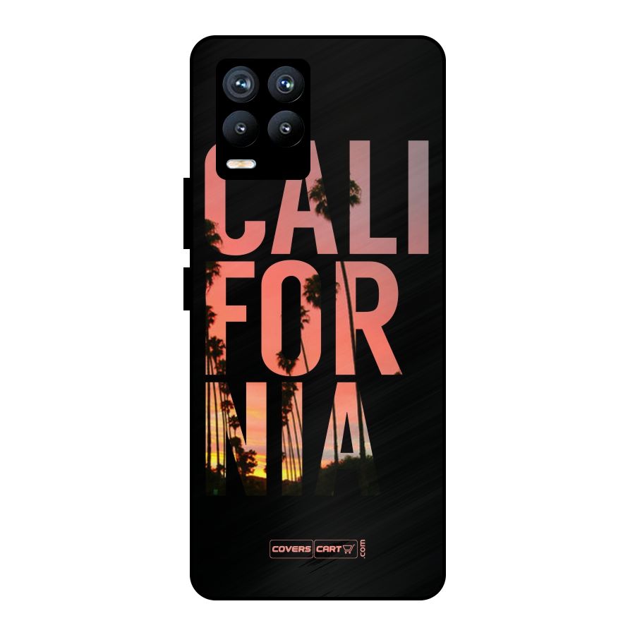 California Metal Back Case for Realme 8