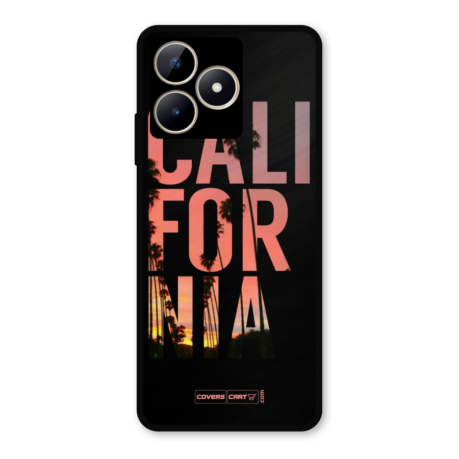 California Metal Back Case for Realme C53