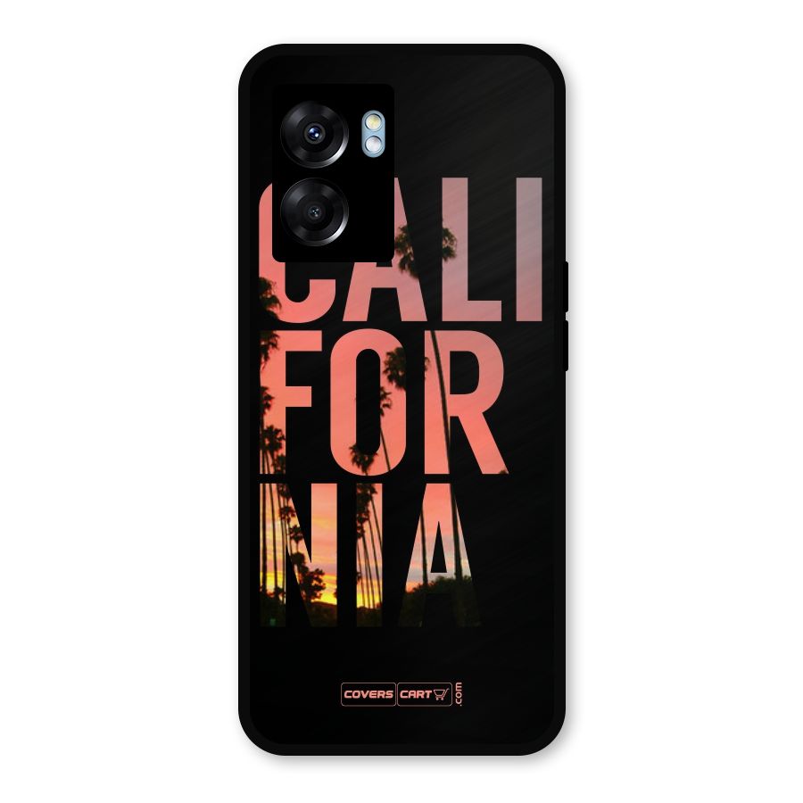 California Metal Back Case for Realme Narzo 50 5G