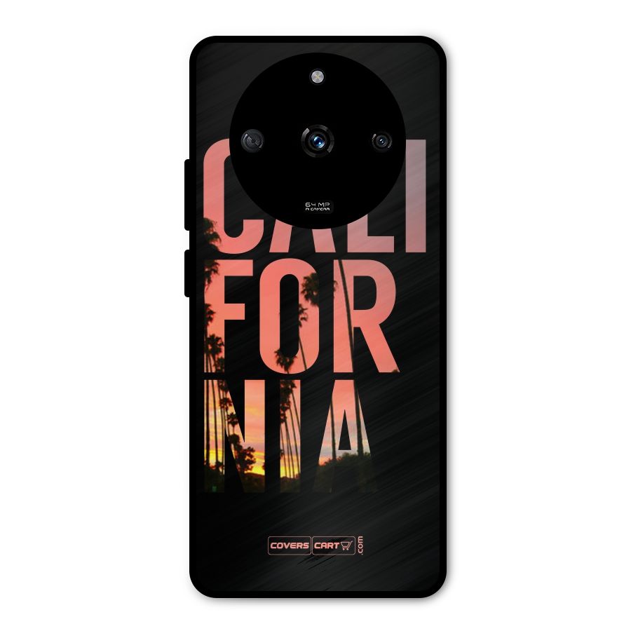 California Metal Back Case for Realme Narzo 60 5G