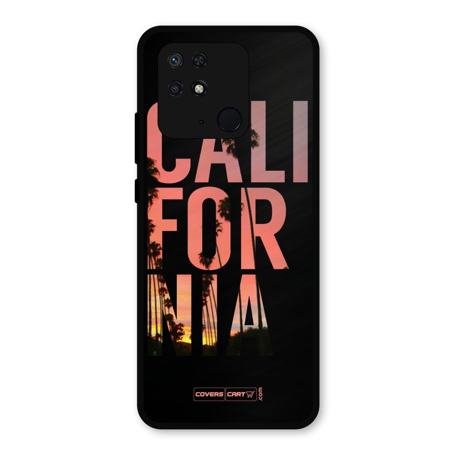 California Metal Back Case for Redmi 10 Power