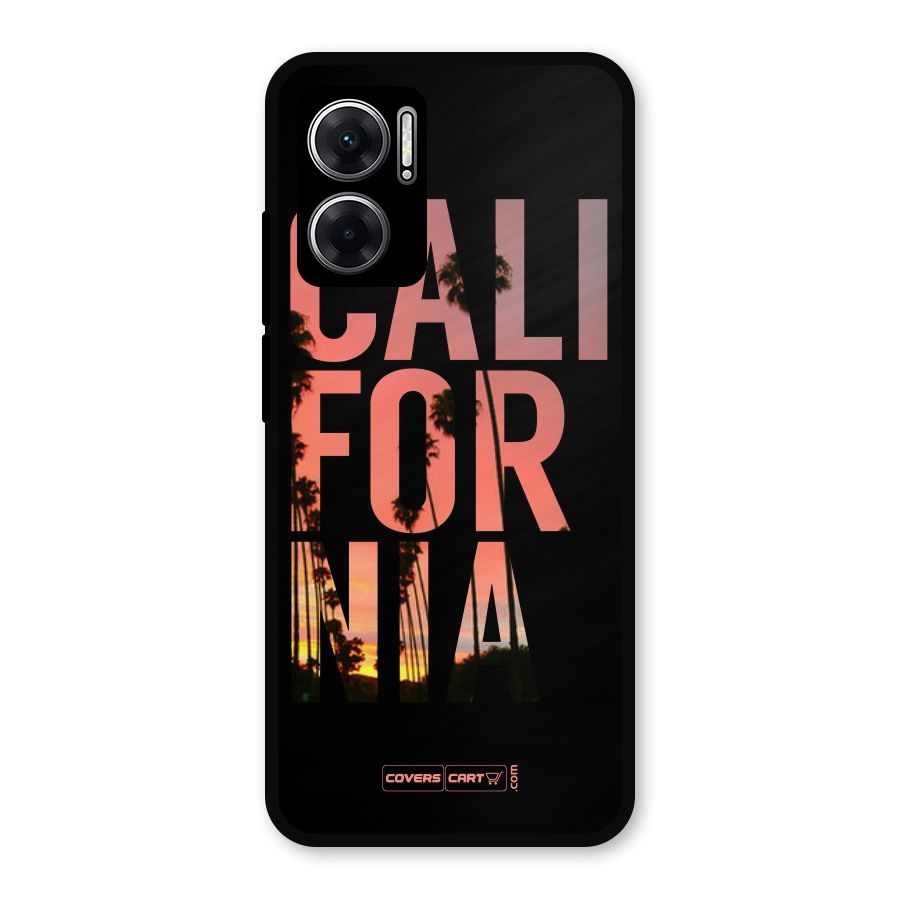 California Metal Back Case for Redmi 11 Prime 5G