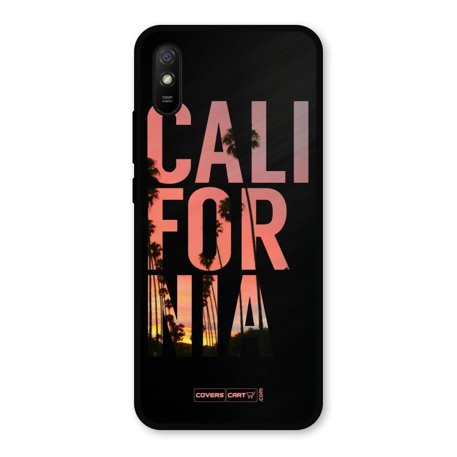 California Metal Back Case for Redmi 9i