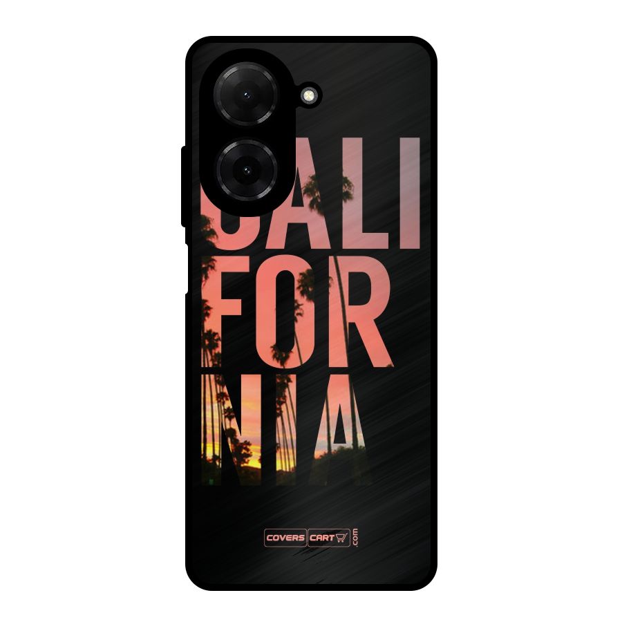 California Metal Back Case for Redmi A5 4G