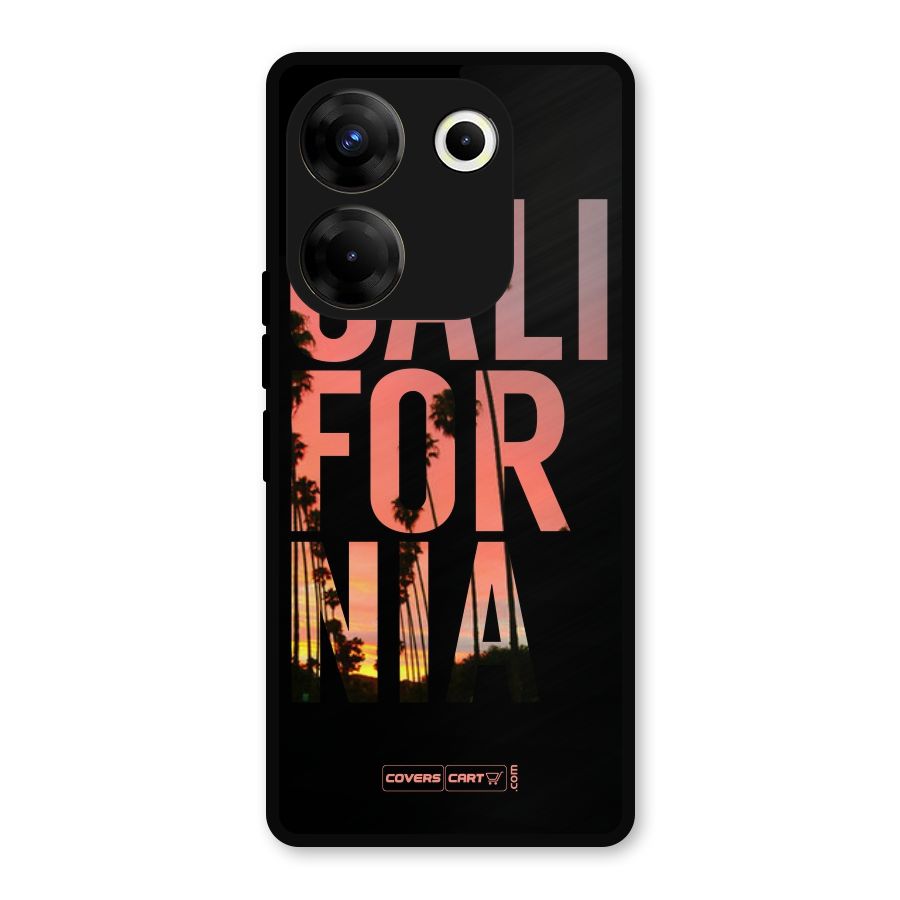 California Metal Back Case for Tecno Camon 20