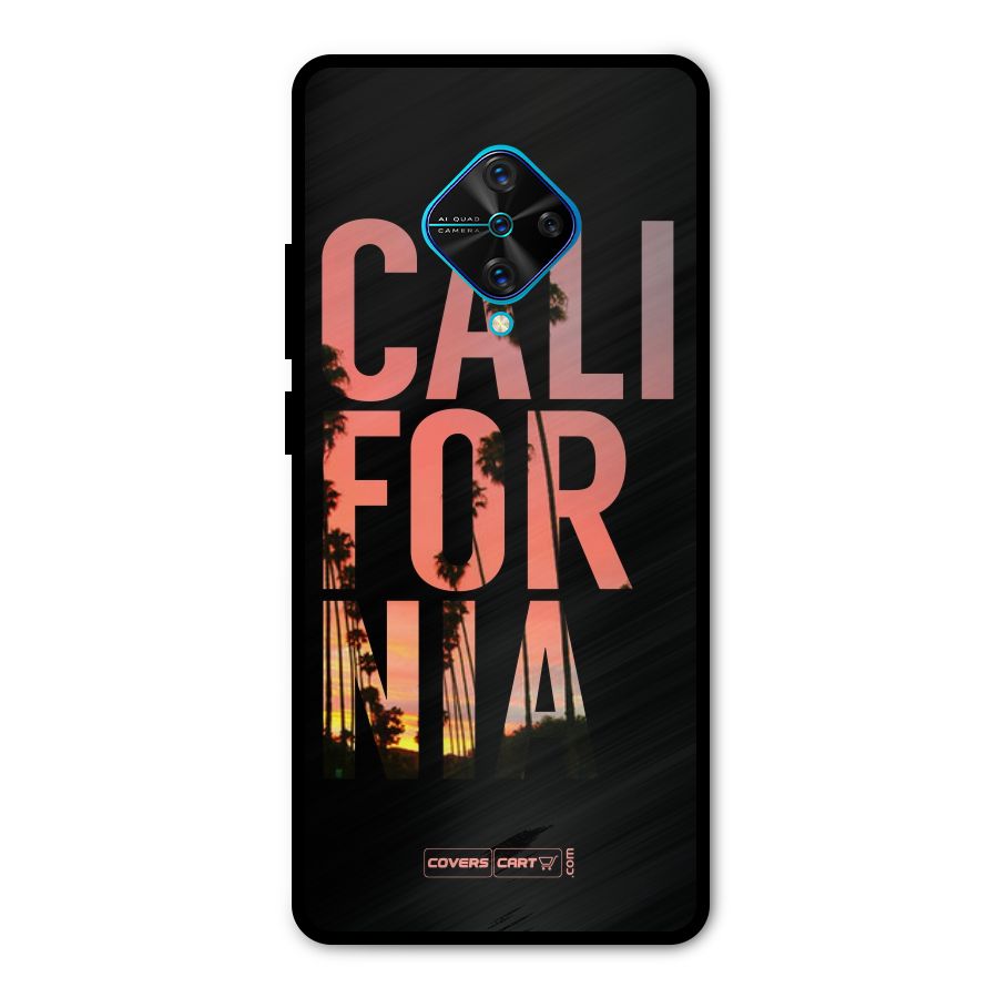 California Metal Back Case for Vivo S1 Pro