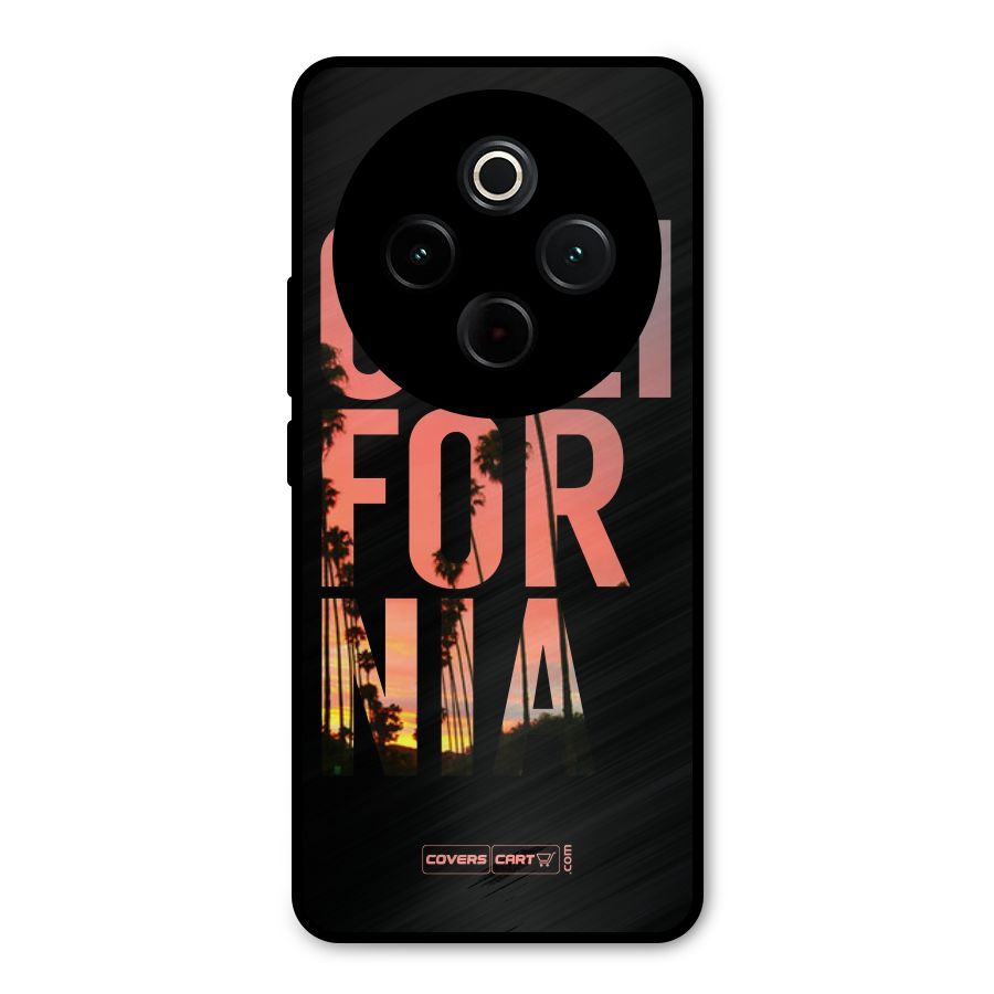 California Metal Back Case for Vivo T4