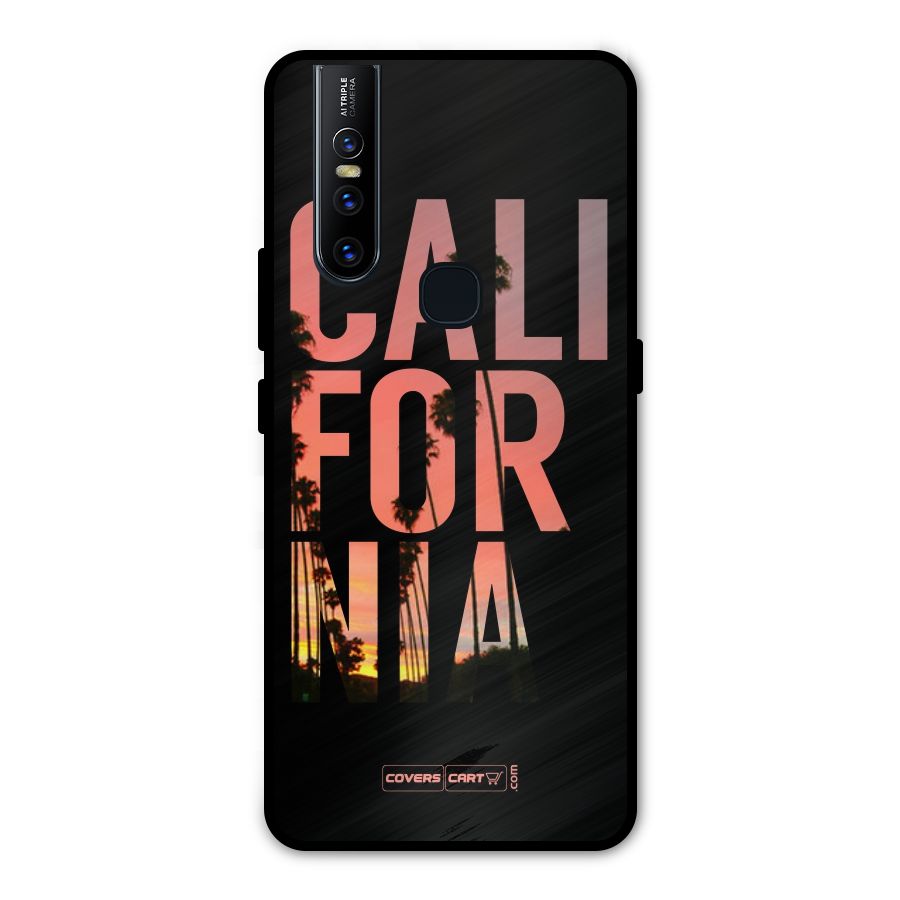 California Metal Back Case for Vivo V15