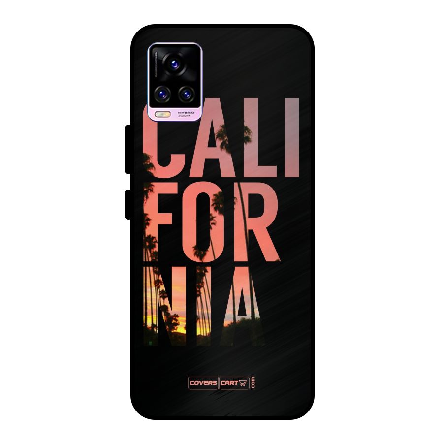 California Metal Back Case for Vivo V20 Pro