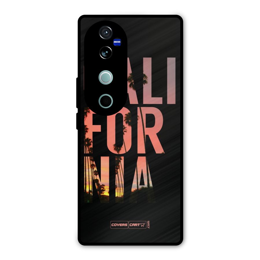 California Metal Back Case for Vivo V40