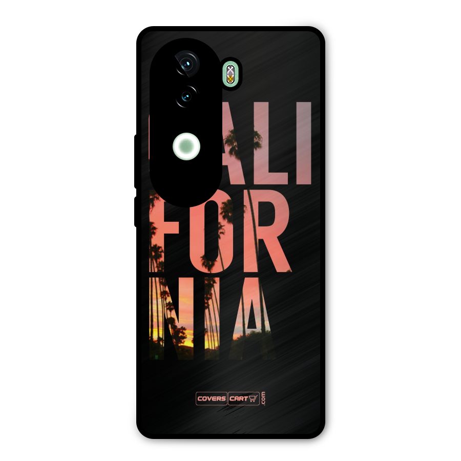 California Metal Back Case for Vivo V40e