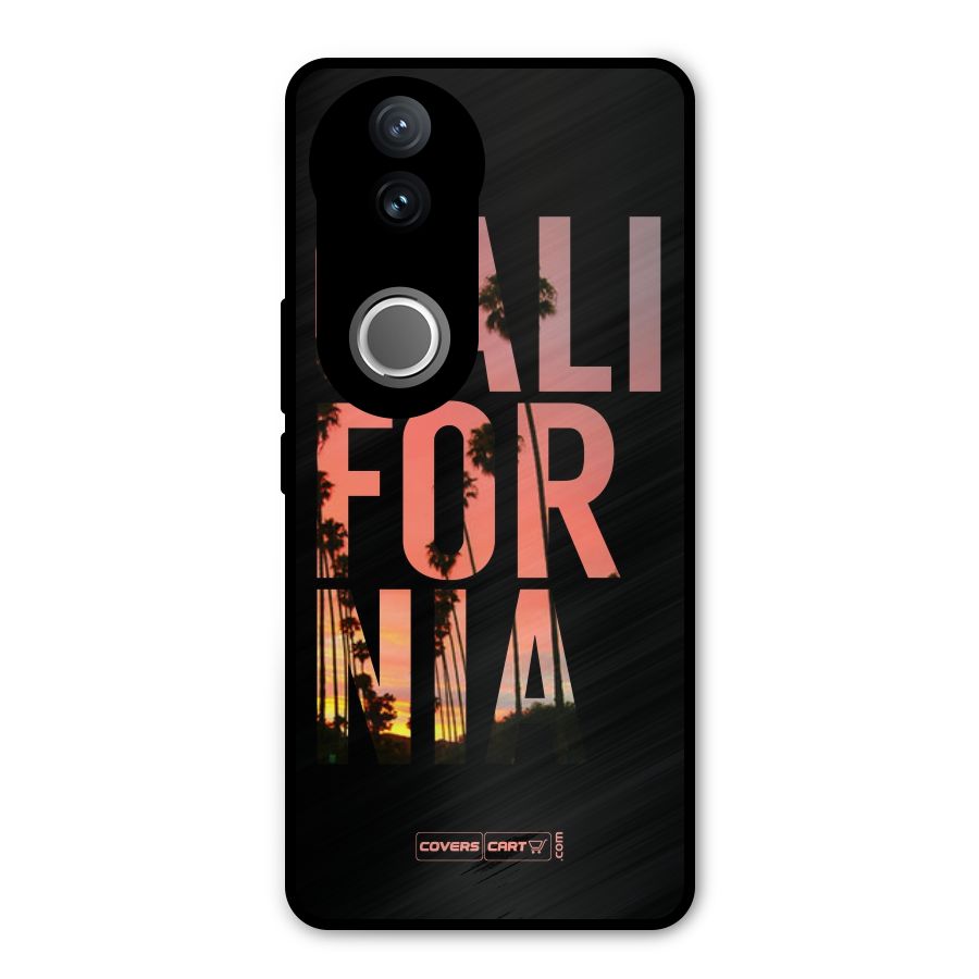 California Metal Back Case for Vivo V50e