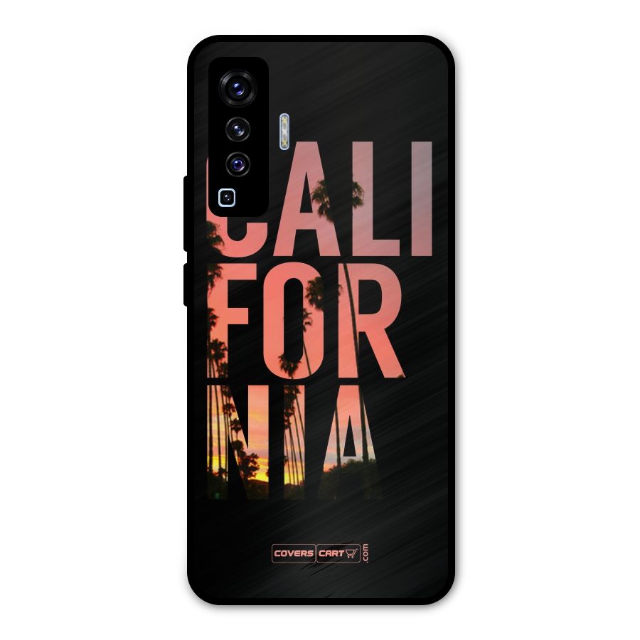 California Metal Back Case for Vivo X50