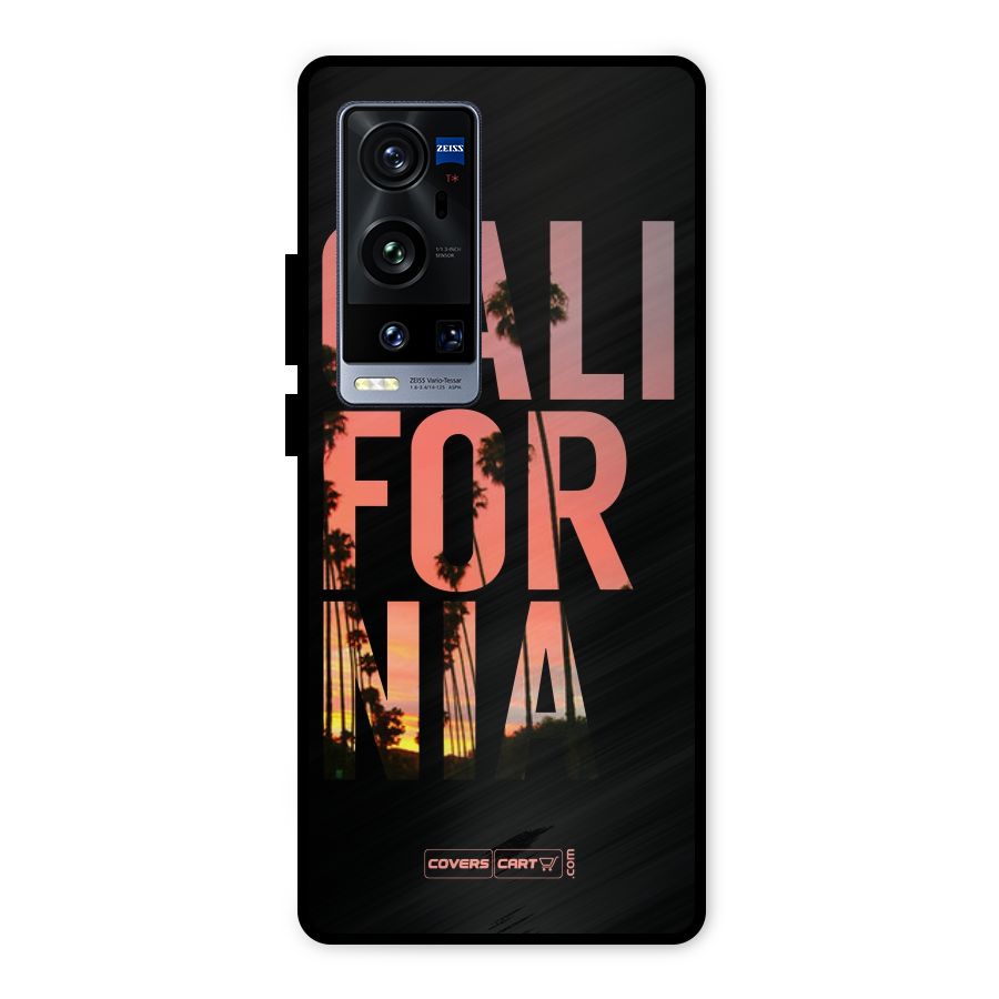 California Metal Back Case for Vivo X60 Pro Plus