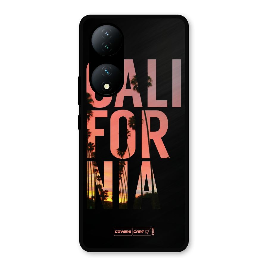California Metal Back Case for Vivo Y100a