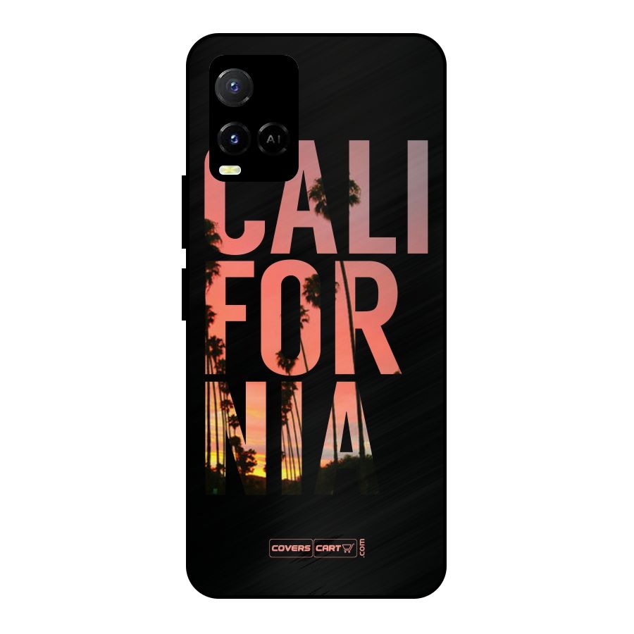 California Metal Back Case for Vivo Y21