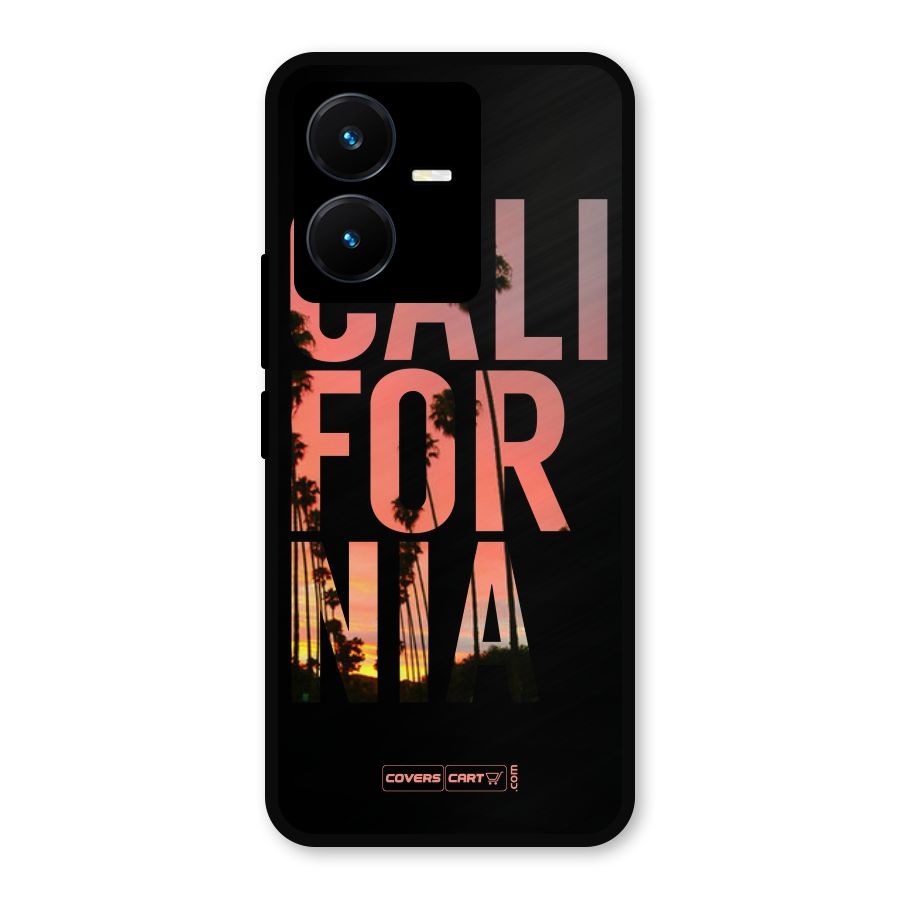 California Metal Back Case for Vivo Y22