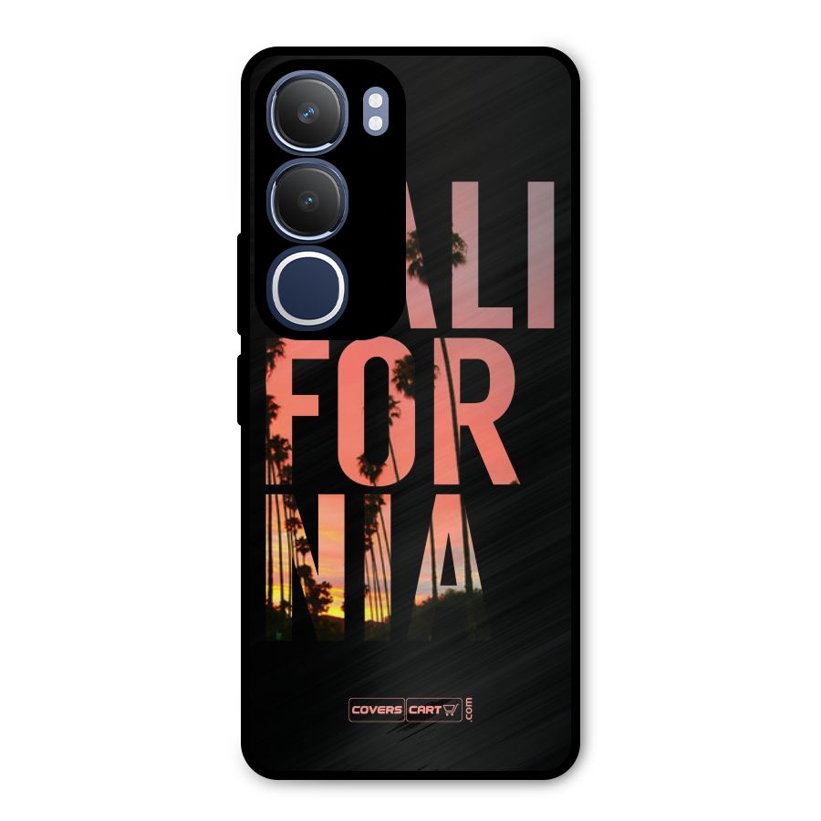 California Metal Back Case for Vivo Y29