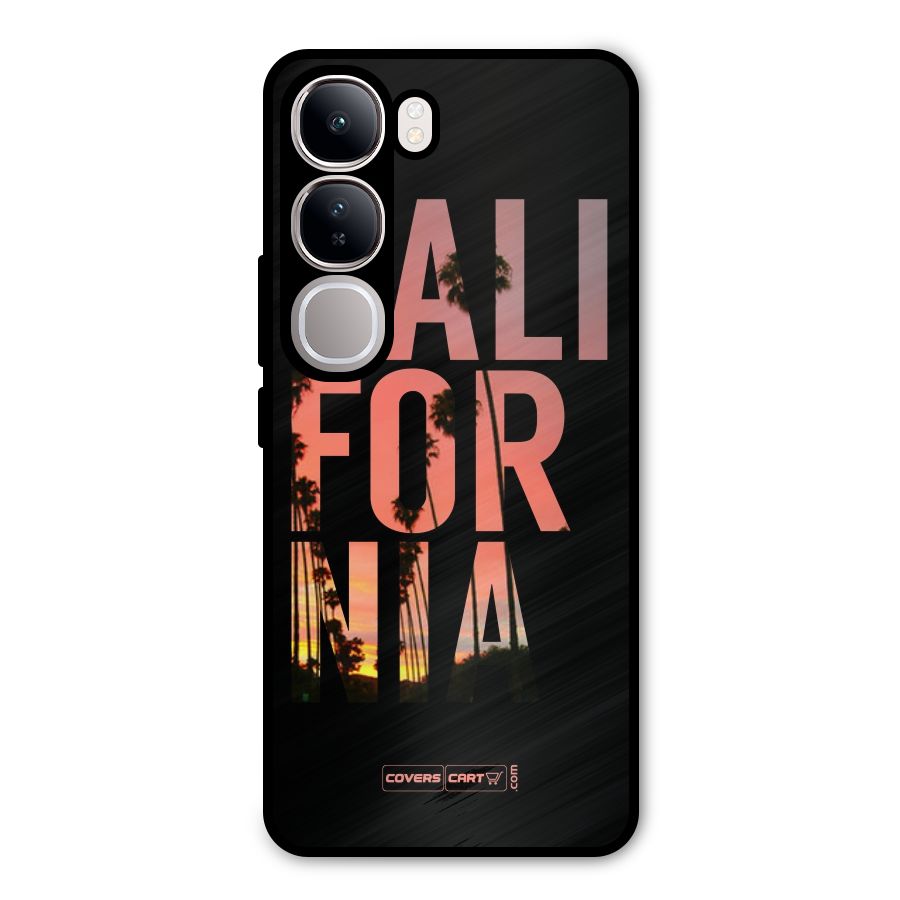 California Metal Back Case for Vivo Y300