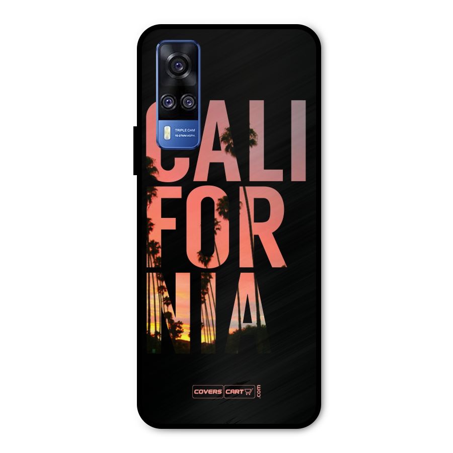 California Metal Back Case for Vivo Y31