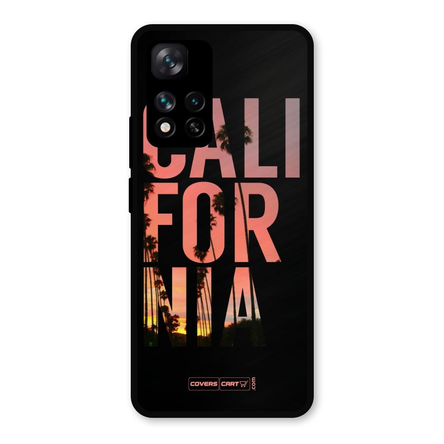 California Metal Back Case for Xiaomi 11i 5G