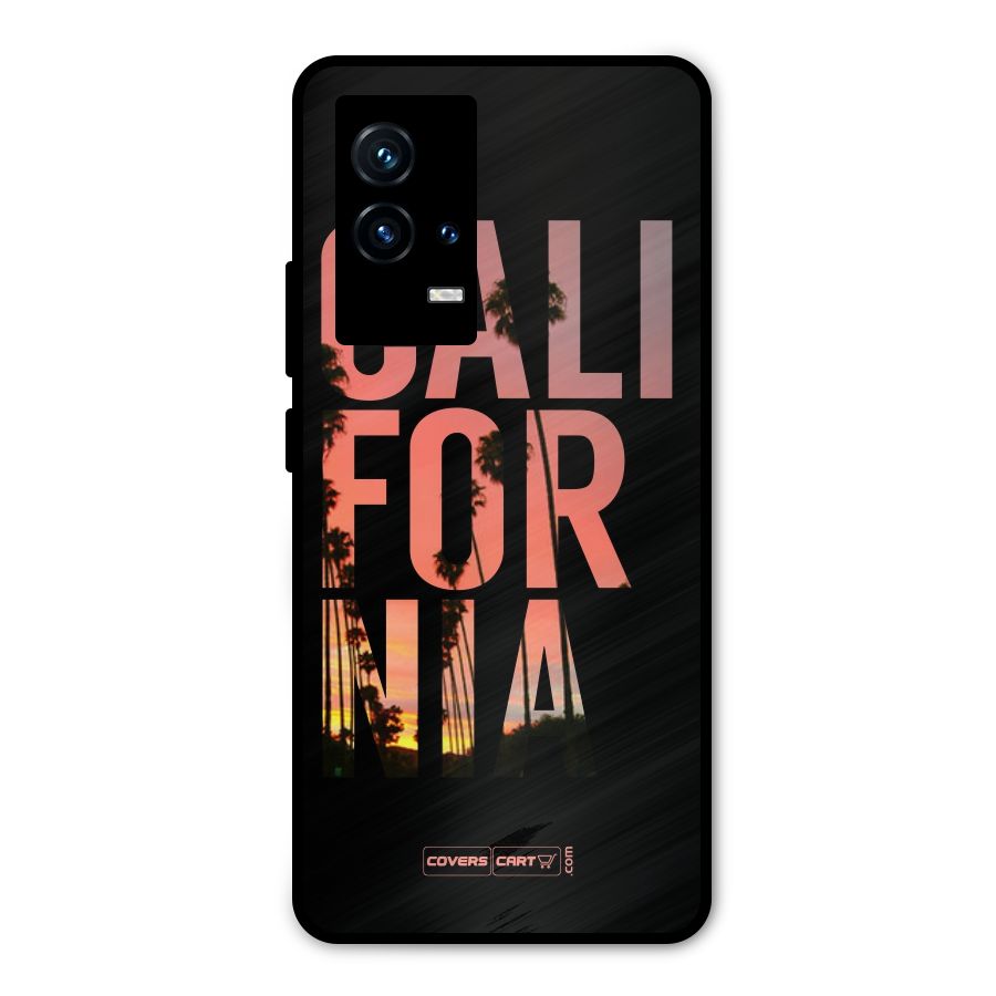 California Metal Back Case for iQOO 9 5G