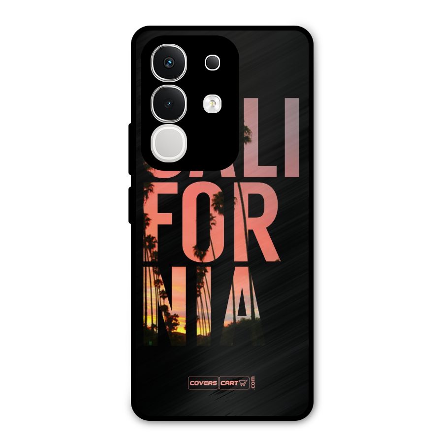 California Metal Back Case for iQOO Z10x